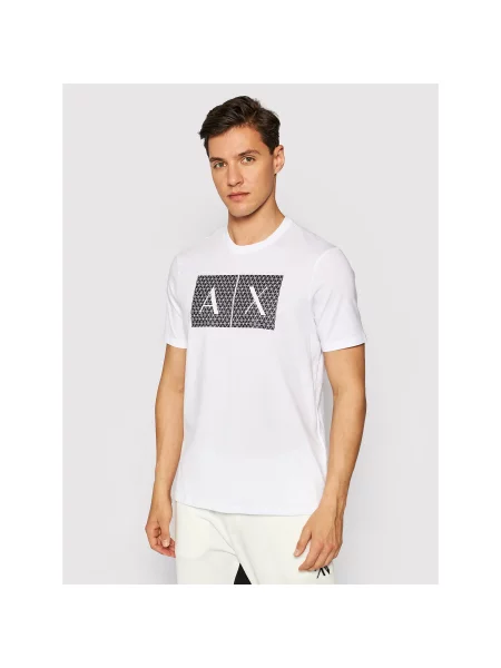 Armani Exchange Majica Slim Fit bela