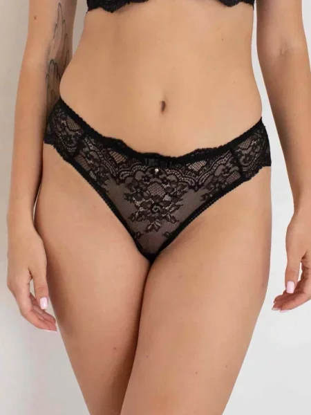 Трусики бразилиана PIANO чорні