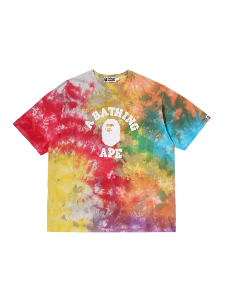 Tie dye koszulka A Bathing Ape® wiązana