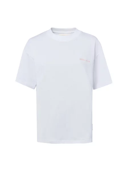 Another Cotton Lab Koszulka Mat Essentials Kobiety nadruk S biały