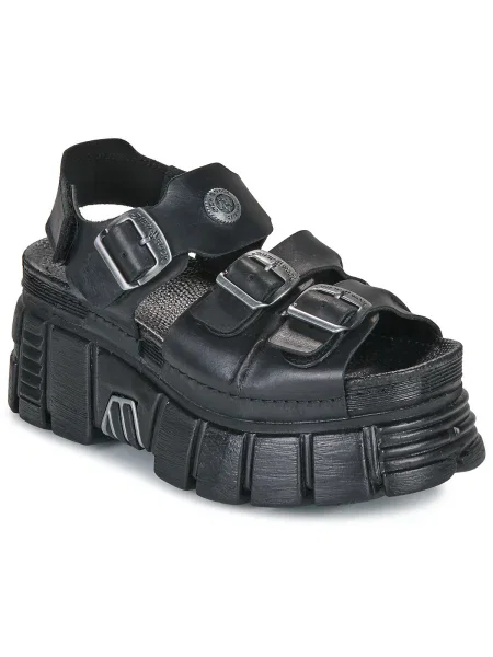 NEW ROCK Sandale negru