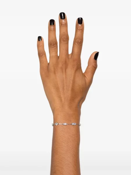 Brăţară Swarovski de cristal argintiu