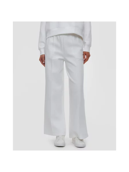 Pantaloni Albi De Trening Pentru Femei Lacoste alb