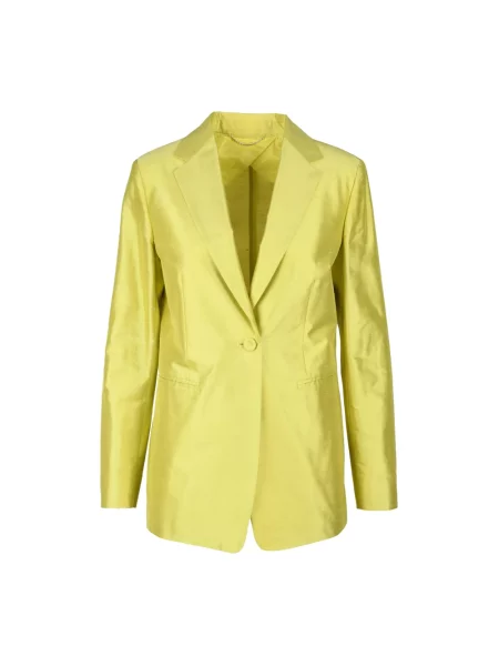 Jedwabna marynarka Max Mara Studio zielona