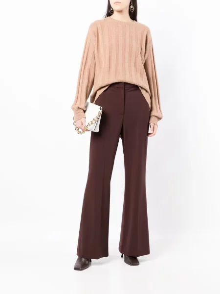 Kašmyro briaunotas megztinis Cashmere In Love ruda
