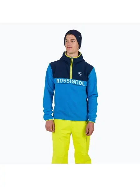 Мъжки суитшърт Rossignol Alltrack Fleece oversees синьо
