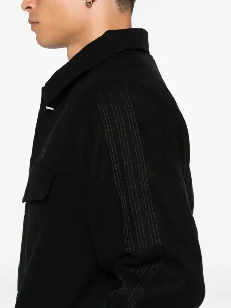 Palton Adidas cu dungi alb