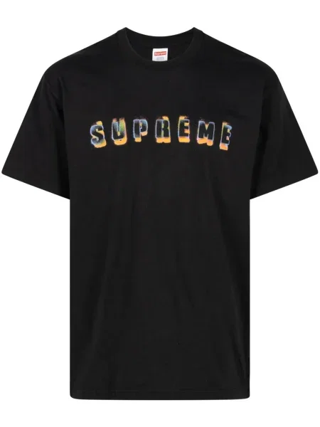 Tricou Supreme cu imagine negru