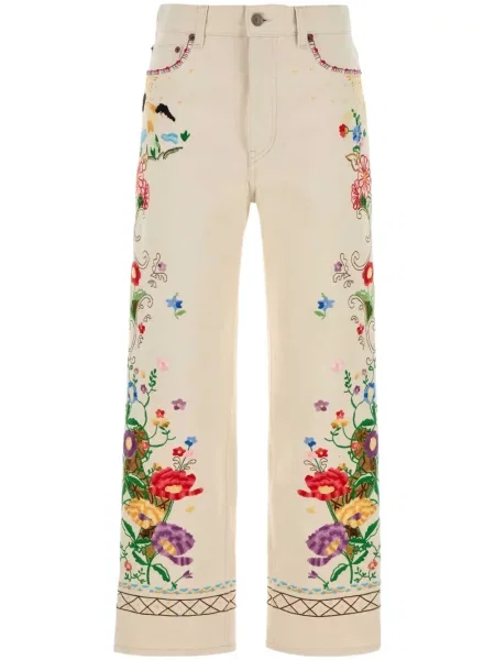 Pantaloni Valentino Garavani alb
