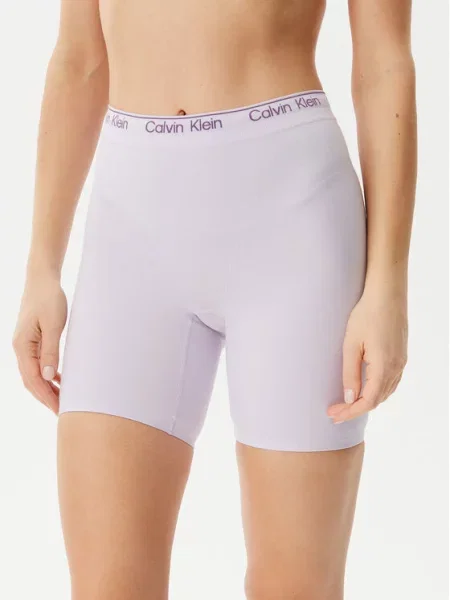 Ψηλόμεσο εσώρουχο σορτς Calvin Klein Underwear μωβ