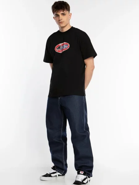 Spodnie casual Carhartt WIP Simple Pant niebieskie