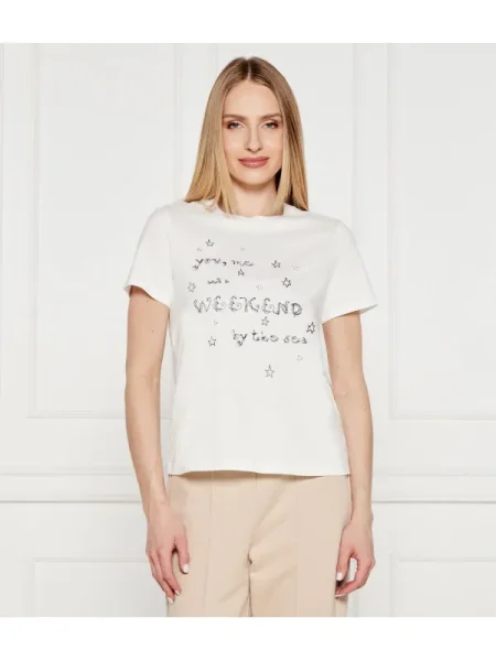Weekend MaxMara Tricou ARA alb
