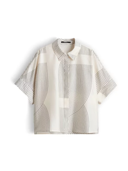 Someday Bluză Zulin negru alb