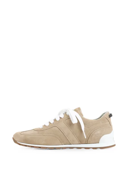 Sneakerși Brunello Cucinelli din piele de căprioară