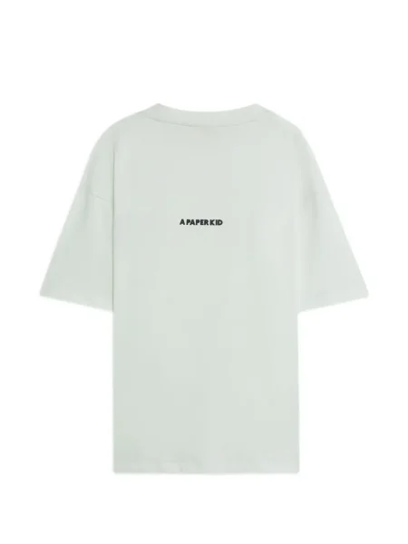 Tricou A Paper Kid din jerseu alb