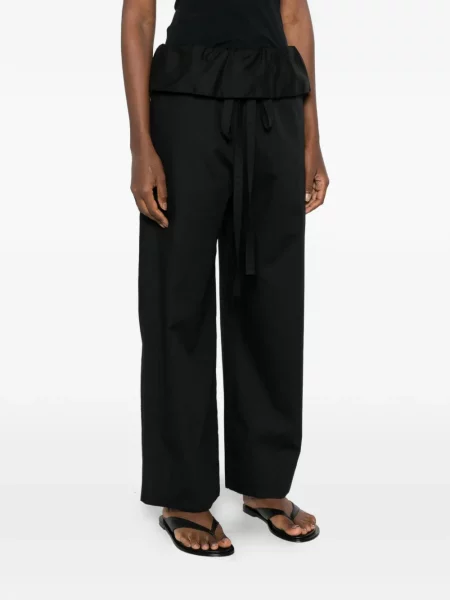Pantaloni Enza Costa cu cordon negru