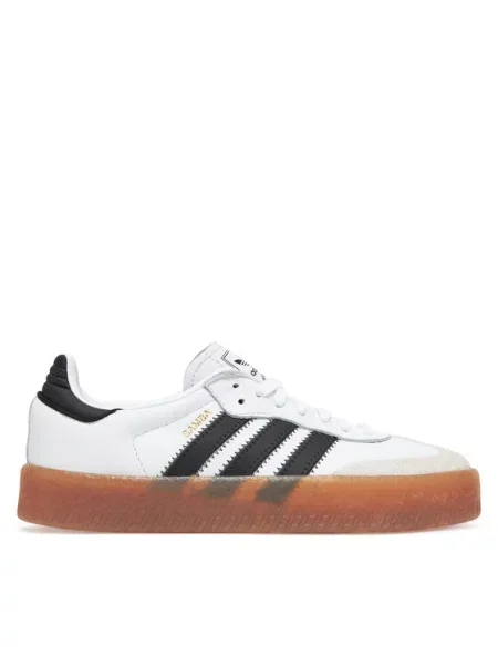 ADIDAS ORIGINALS Niske tenisice Samba zlatna / crna bijela