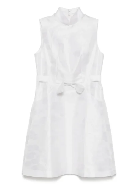 Rochie Shiatzy Chen din jacard de costum alb