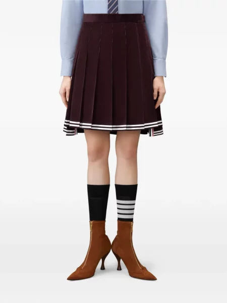 Fusta mini Thom Browne roșu