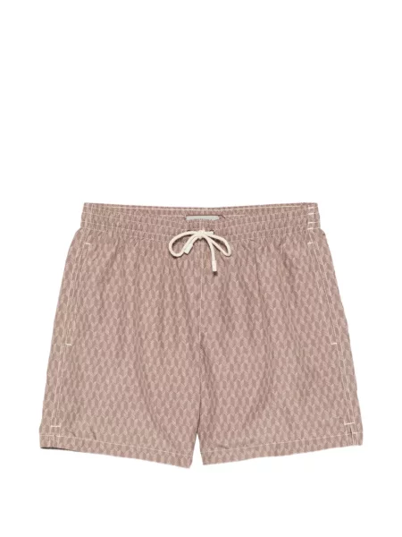 Șnur de strângere slip de baie Canali maro