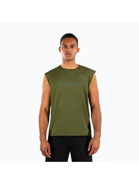 Футболка Venum без рукавов зеленая