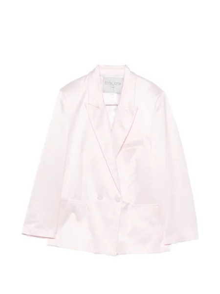 Sacou Forte_forte cu două rânduri de nasturi roz