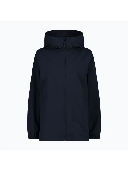 CMP дамско яке за дъжд Fix Hood black/blue черно