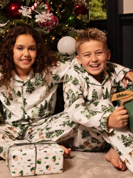 Жіноча Піжама CYBERJAMMIES Fern бавовна/модал білий