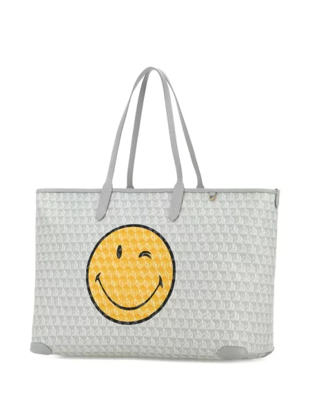Drobė rankinė Anya Hindmarch balta