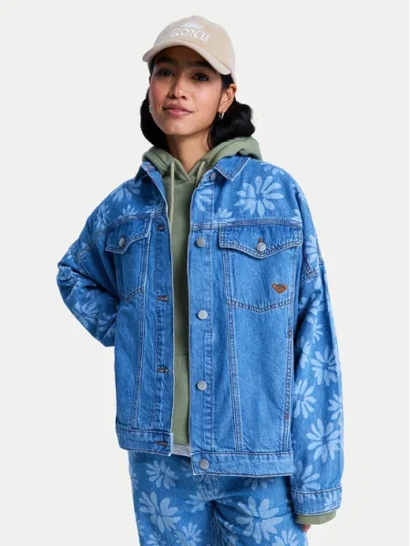 Roxy Geacă de blugi Salty Horizon albastru
