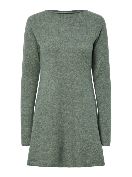 PIECES Rochie tricotat PCJUNNA amestecat verde