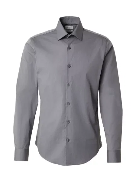 Calvin Klein Srajca ESSENTIALS temno siva