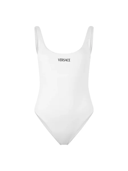 Stroj jednoczęściowy Versace biały