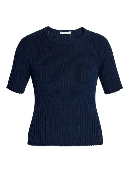 Top Erdem scurt albastru