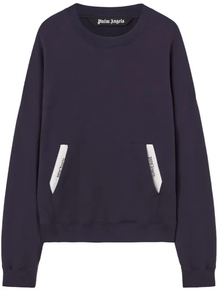 Hanorac crewneck Palm Angels albastru