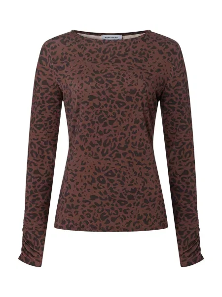 MORE & MORE Tricou maro negru