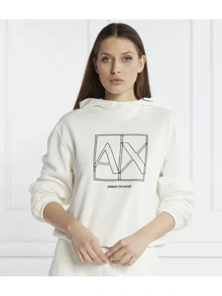 Armani Exchange Pulóver fehér