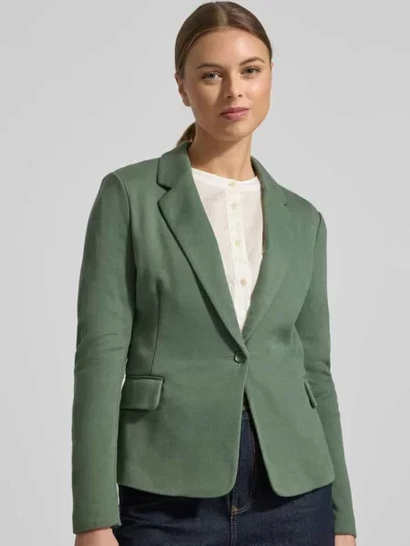 Krój regular fit krótki blezer z domieszką bawełny model JULIA' Vero Moda