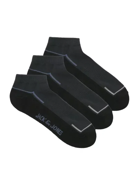 JACK & JONES Nogavice JACWALTER siva / antracit bela