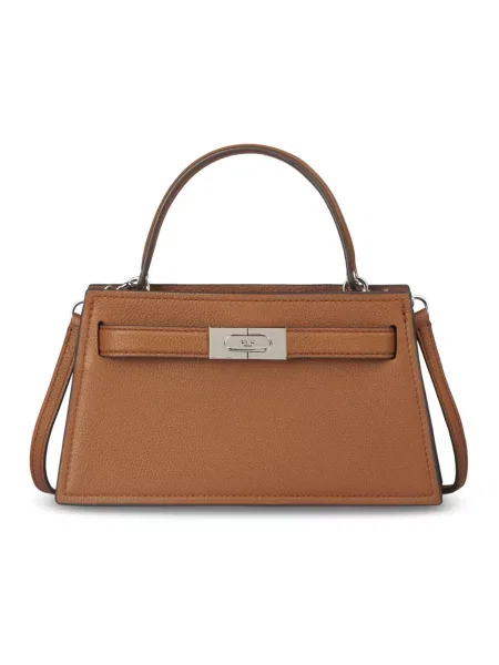 Torebka Tory Burch skórzana brązowa
