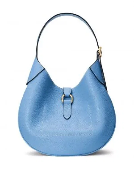 Polo Polo Ralph Lauren din piele de căprioară albastru