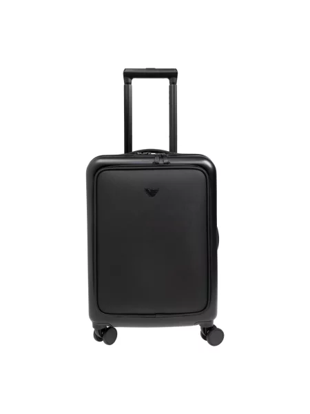 Walizka kabinowa Emporio Armani czarna