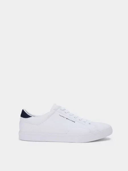 Кружевные длинные кеды Tommy Hilfiger белые