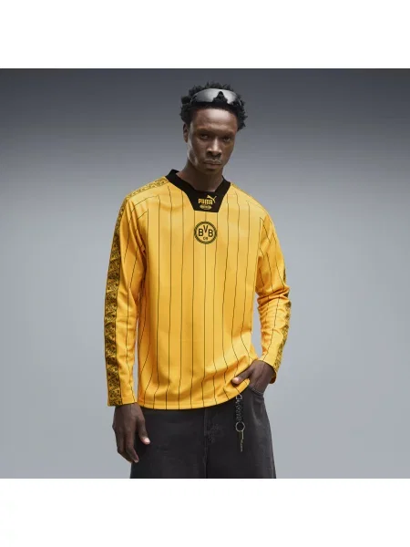 PUMA luźna koszulka Borussia Dortmund KING z długim rękawem Akcesoria S żółty