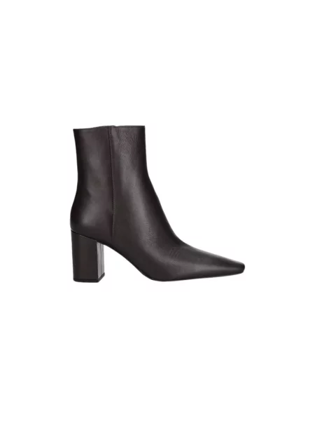 Buty do kostki Michael Kors skórzane brązowe