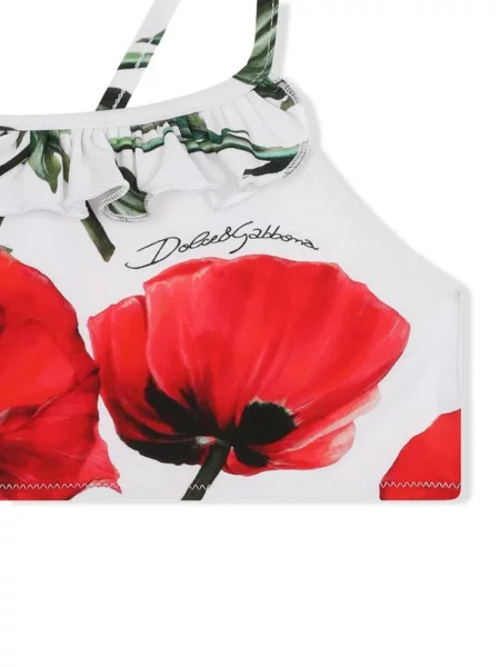 Bikini dziecięce Dolce And Gabbana białe