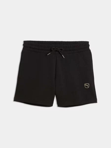 Повсякденні шорти PUMA Ess Elevated Mid-rise Shorts комбінований верх чорний