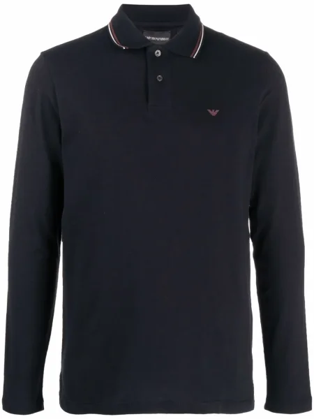Polo Emporio Armani cu imagine albastru
