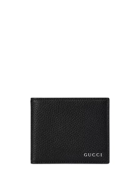 Kožená peněženka Gucci černá