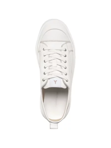 Sneakerși Manière De Voir din piele alb